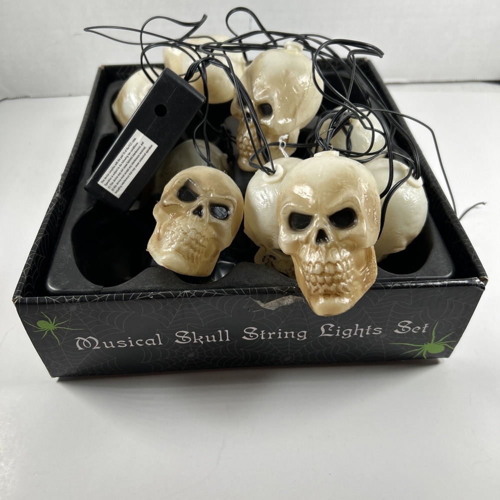Magic Power Co Musical Skull‎ String Lights Replacement